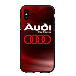 Чехол iPhone XS Max матовый AUDI Pro Racing Звезды