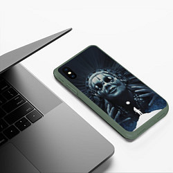 Чехол iPhone XS Max матовый Poster The Northman, цвет: 3D-темно-зеленый — фото 2