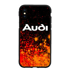 Чехол iPhone XS Max матовый AUDI Краска