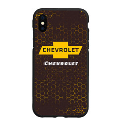 Чехол iPhone XS Max матовый ШЕВРОЛЕ Chevrolet Графика