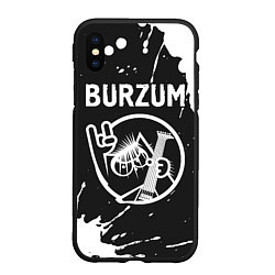 Чехол iPhone XS Max матовый Burzum КОТ Краска