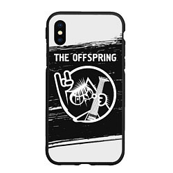 Чехол iPhone XS Max матовый The Offspring КОТ Краска, цвет: 3D-черный