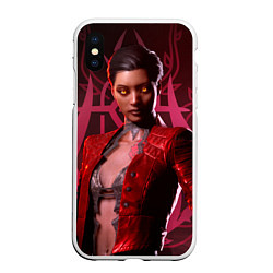Чехол iPhone XS Max матовый Vampire: The Masquerade - Bloodhunt Кровавая Вальк