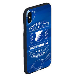 Чехол iPhone XS Max матовый Hoffenheim Football Club, цвет: 3D-черный — фото 2