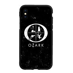 Чехол iPhone XS Max матовый Symbols Ozark, цвет: 3D-черный