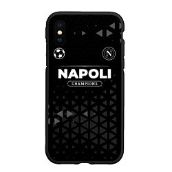 Чехол iPhone XS Max матовый Napoli Форма Champions