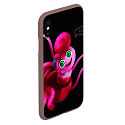 Чехол iPhone XS Max матовый POPPY PLAYTIME - Mommy long legs Мама длинные ноги, цвет: 3D-коричневый — фото 2