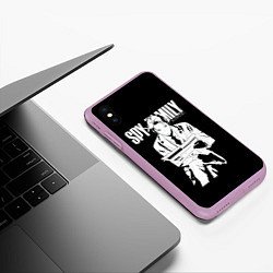 Чехол iPhone XS Max матовый SPY X FAMILY СЕМЬЯ ШПИОНА ЛОЙД, цвет: 3D-сиреневый — фото 2