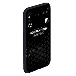 Чехол iPhone XS Max матовый Hoffenheim Форма Champions, цвет: 3D-черный — фото 2