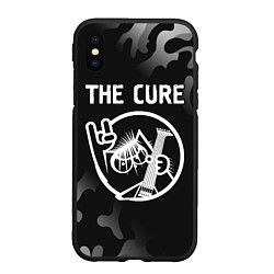 Чехол iPhone XS Max матовый The Cure КОТ Камуфляж