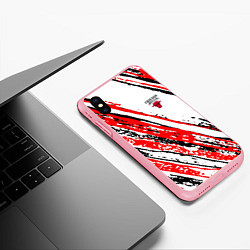 Чехол iPhone XS Max матовый CHICAGO BULLS ЧИКАГО БУЛЛС, цвет: 3D-баблгам — фото 2