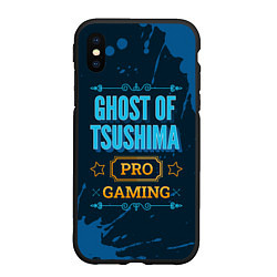Чехол iPhone XS Max матовый Игра Ghost of Tsushima: PRO Gaming, цвет: 3D-черный
