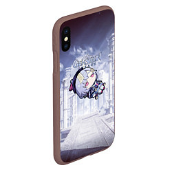 Чехол iPhone XS Max матовый Genshin Impact - Qiqi, цвет: 3D-коричневый — фото 2