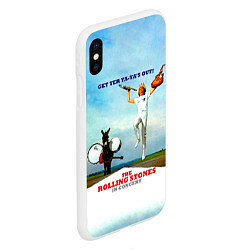 Чехол iPhone XS Max матовый Get Yer Ya-Yas Out! - The Rolling Stones, цвет: 3D-белый — фото 2