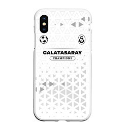 Чехол iPhone XS Max матовый Galatasaray Champions Униформа