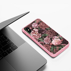 Чехол iPhone XS Max матовый Цветы Полные Любви, цвет: 3D-баблгам — фото 2