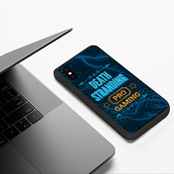 Чехол iPhone XS Max матовый Игра Death Stranding: PRO Gaming, цвет: 3D-черный — фото 2