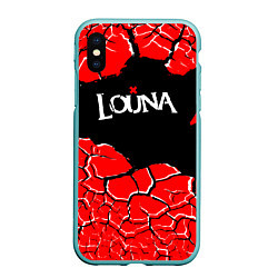 Чехол iPhone XS Max матовый Louna band ТРЕЩИНЫ