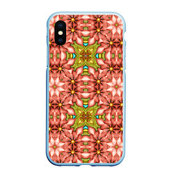 Чехол iPhone XS Max матовый Калейдоскоп текстуры 3D