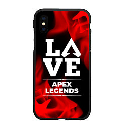 Чехол iPhone XS Max матовый Apex Legends Love Классика