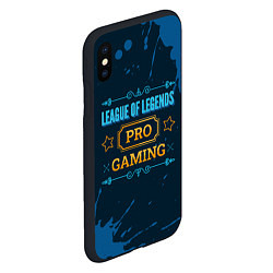 Чехол iPhone XS Max матовый Игра League of Legends: PRO Gaming, цвет: 3D-черный — фото 2