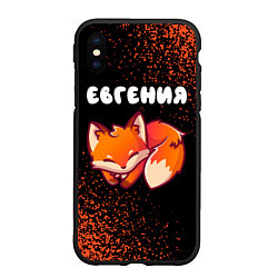 Чехол iPhone XS Max матовый Евгения ЛИСИЧКА Спрей