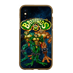 Чехол iPhone XS Max матовый Rare - Battletoads