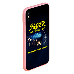Чехол iPhone XS Max матовый Mind Control Live - Slayer, цвет: 3D-баблгам — фото 2