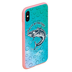 Чехол iPhone XS Max матовый Рыбалка New Jersey, цвет: 3D-баблгам — фото 2