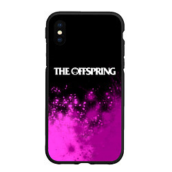 Чехол iPhone XS Max матовый The Offspring Rock Legends, цвет: 3D-черный