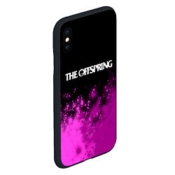 Чехол iPhone XS Max матовый The Offspring Rock Legends, цвет: 3D-черный — фото 2