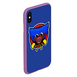 Чехол iPhone XS Max матовый POPPY PLAYTIME HAGGY WAGGY ПОППИ ПЛЕЙТАЙМ, цвет: 3D-фиолетовый — фото 2