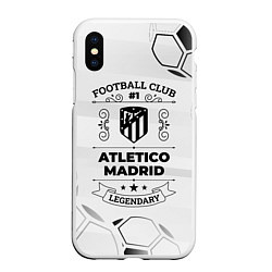 Чехол iPhone XS Max матовый Atletico Madrid Football Club Number 1 Legendary