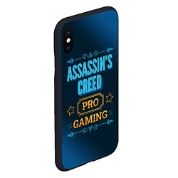 Чехол iPhone XS Max матовый Игра Assassins Creed: PRO Gaming, цвет: 3D-черный — фото 2