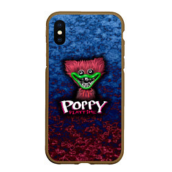 Чехол iPhone XS Max матовый Poppy playtime Haggy Waggy Хагги Вагги Поппи плейт, цвет: 3D-коричневый