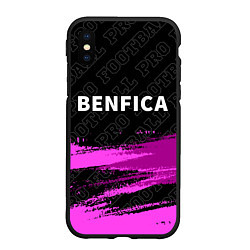 Чехол iPhone XS Max матовый Benfica Pro Football