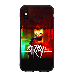 Чехол iPhone XS Max матовый Stray: Бродяжка, цвет: 3D-черный