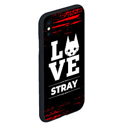 Чехол iPhone XS Max матовый Stray Love Классика, цвет: 3D-черный — фото 2