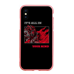 Чехол iPhone XS Max матовый Its all in your mind, цвет: 3D-баблгам