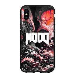 Чехол iPhone XS Max матовый Mood in doom style 2