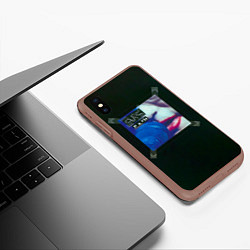 Чехол iPhone XS Max матовый Paris - The Cure, цвет: 3D-коричневый — фото 2