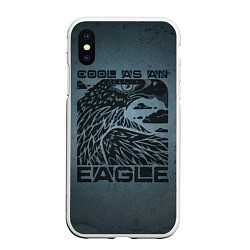 Чехол iPhone XS Max матовый Cool as an eagle Крут как орел