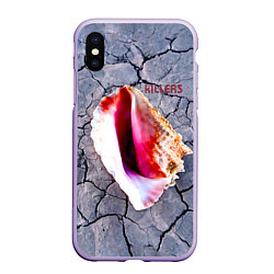 Чехол iPhone XS Max матовый Wonderful Wonderful - The Killers, цвет: 3D-светло-сиреневый