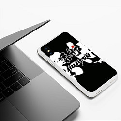 Чехол iPhone XS Max матовый Jiu-jitsu Джиу-джитсу, цвет: 3D-белый — фото 2