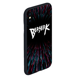 Чехол iPhone XS Max матовый Berserk infinity, цвет: 3D-черный — фото 2