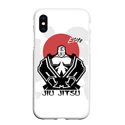 Чехол iPhone XS Max матовый Jiu Jitsu red sunJiu Jitsu red sun