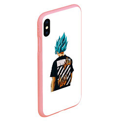 Чехол iPhone XS Max матовый Son Goku Dragon ball, цвет: 3D-баблгам — фото 2