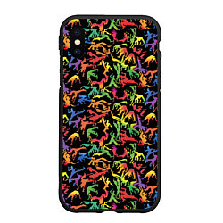 Чехол iPhone XS Max матовый Capoeira color mens