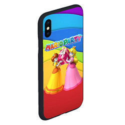 Чехол iPhone XS Max матовый Mario Party - Nintendo, цвет: 3D-черный — фото 2