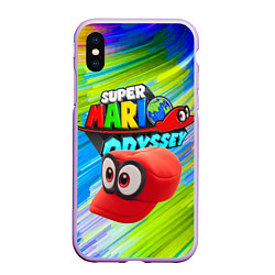 Чехол iPhone XS Max матовый Super Mario Odyssey - Nintendo - Бейсболка